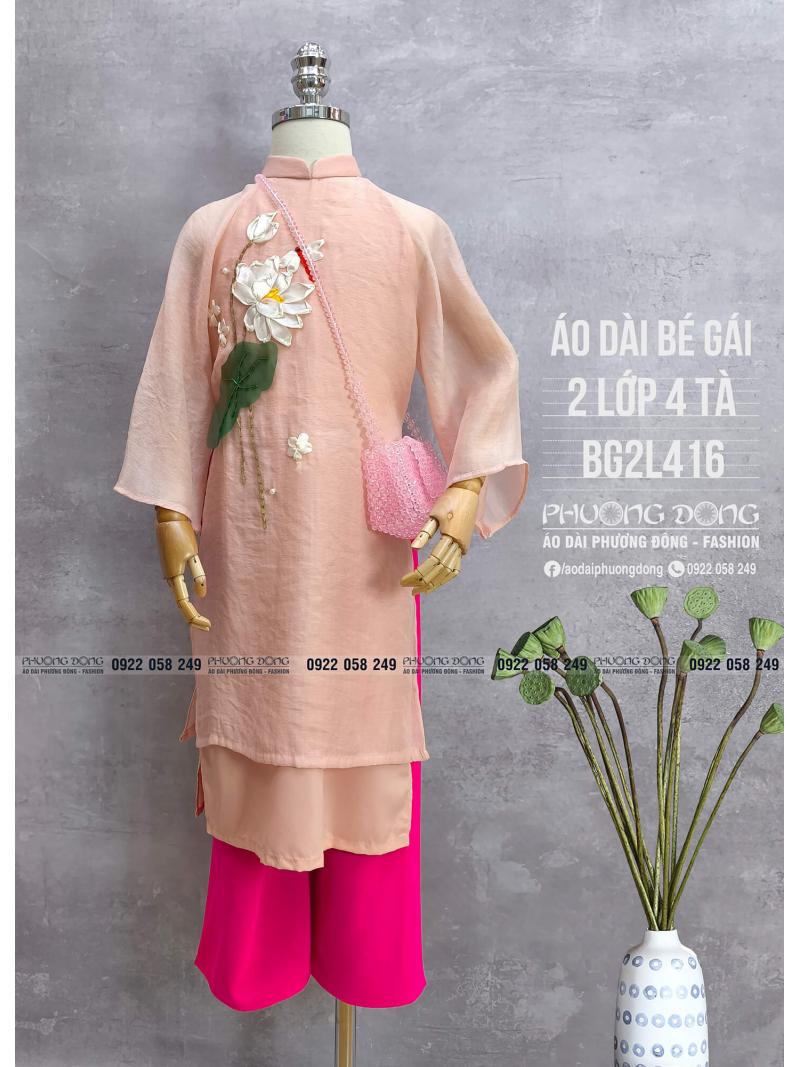 Áo Dài Cách Tân Bé Gái BG2L416